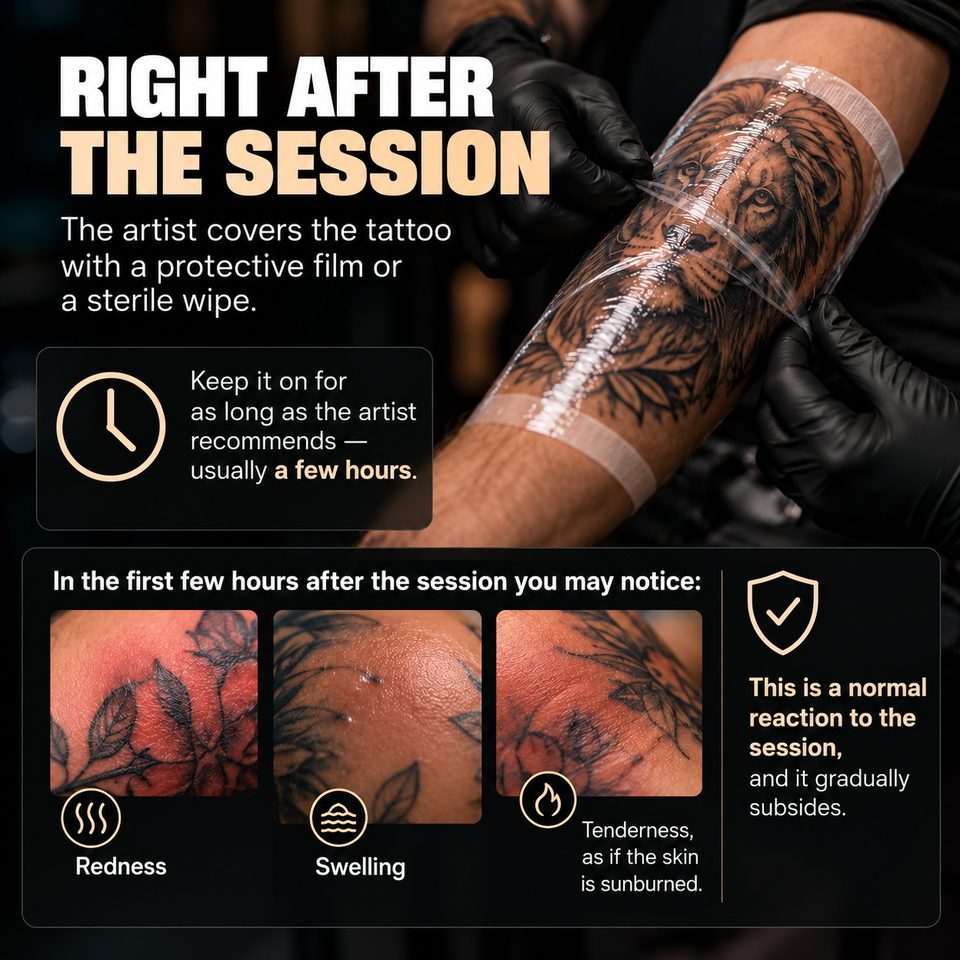 Right after the session