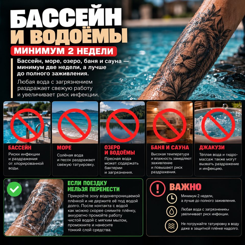 Бассейн и водоёмы
