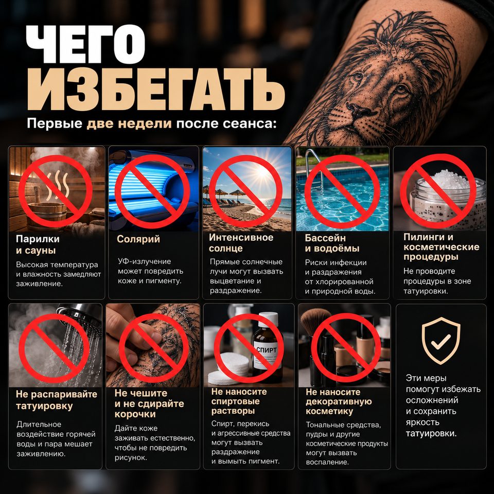 Чего избегать